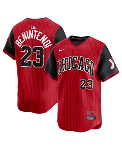 Nike Men's Andrew Benintendi Red/Black Chicago White Sox 2025 City Connect Limited Player Jersey