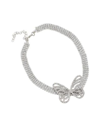 SOHI Butterfly Choker Necklace
