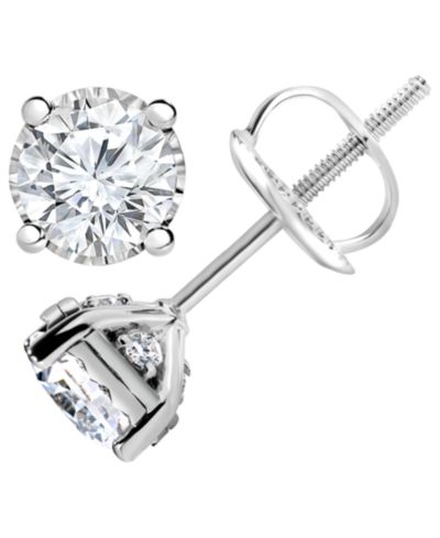 Серьги-гвоздики TruMiracle® Diamond (1-1/4 ct. t.w.) из белого, желтого или розового золота 14k
