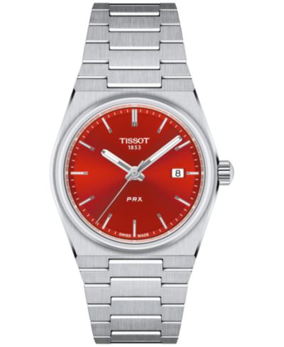 Tissot Женские швейцарские часы PRX Quartz Stainless Steel, 35mm