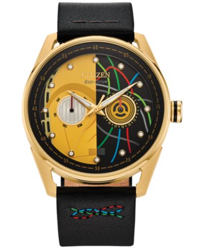 Citizen Мужские часы Star Wars C-3PO Awakens, кожаный ремешок, 42mm
