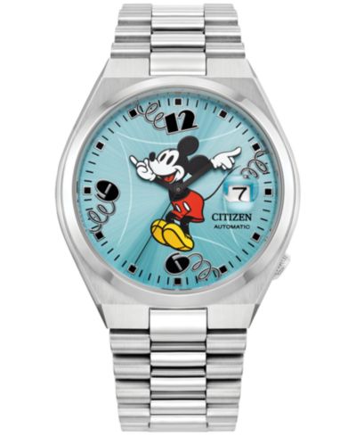Citizen Мужские часы Disney Mickey Mouse из стали с браслетом 40mm