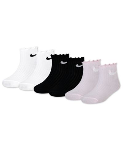 Носки Nike для девочек 4-7 Lettuce Ankle, 6 пар