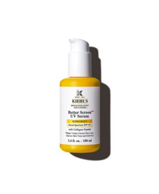Kiehl's Since 1851 Better Screen UV сыворотка SPF 50+ с коллагеновым пептидом, 3.4 oz.