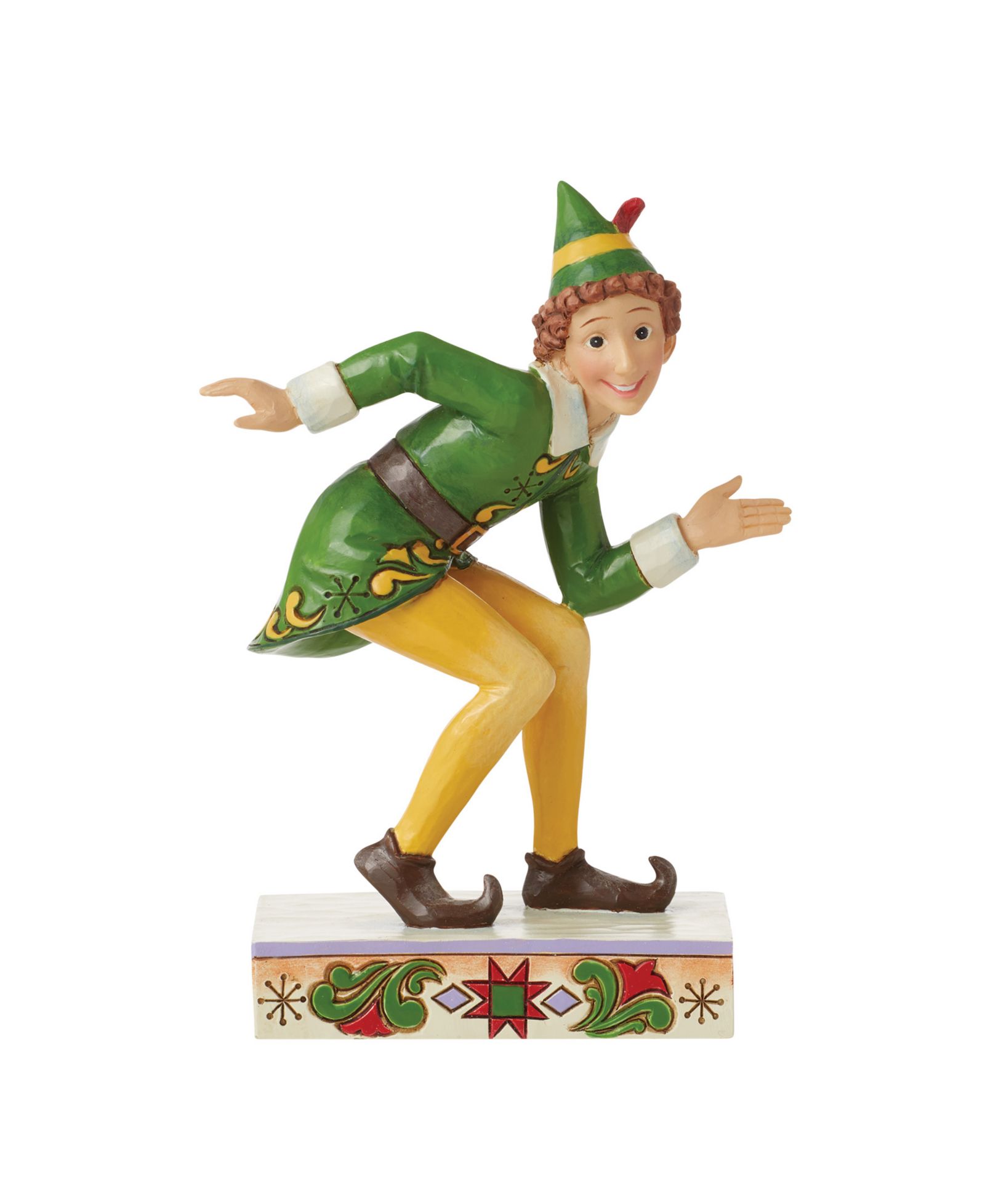 Фигурка Jim Shore Buddy Elf в позе приседания