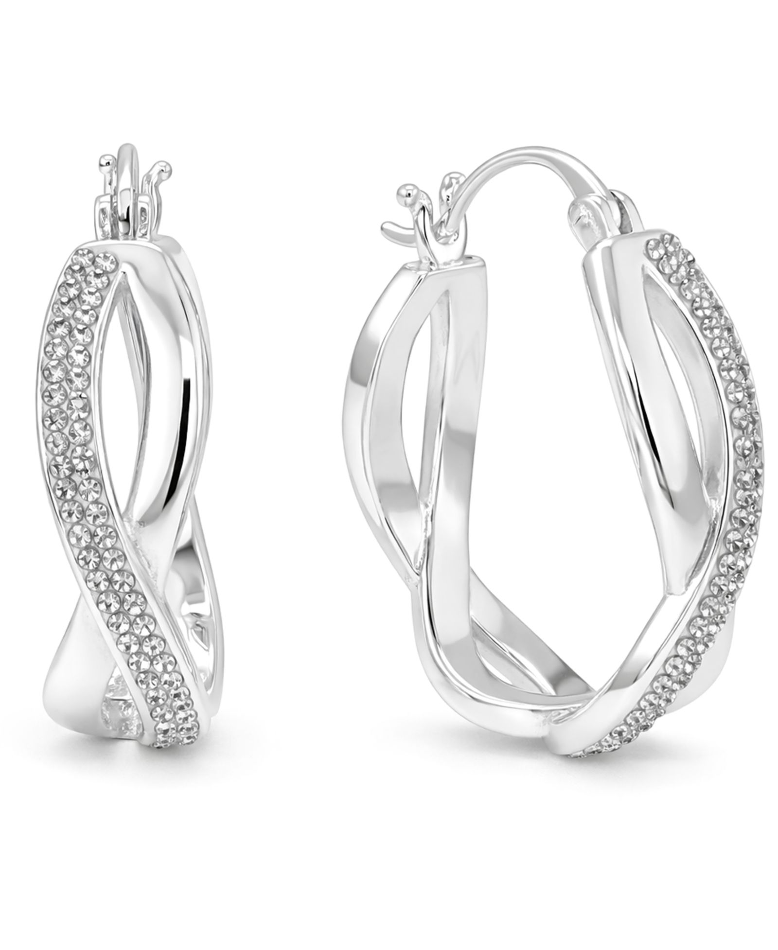 Серьги-кольца And Now This Crystal Infinity