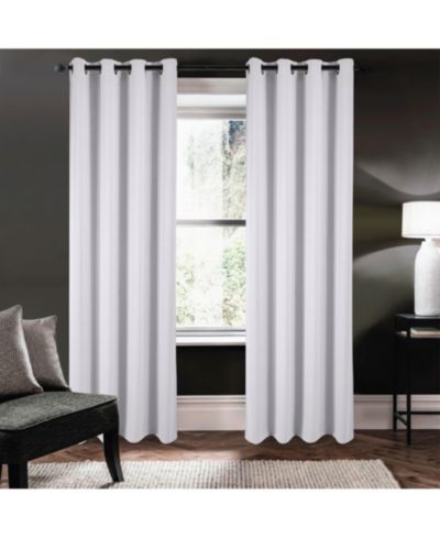 Штора Kate Aurora 1 Piece White Light Filtering Grommet Top Window Curtain Panel
