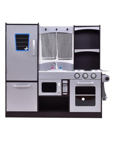 Gymax Wooden Kitchen Set, Ages 3+