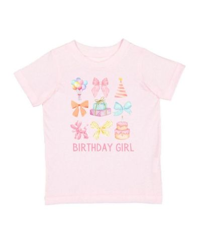 Sweet Wink Toddler Girls Birthday Cutie Short Sleeve T-Shirt