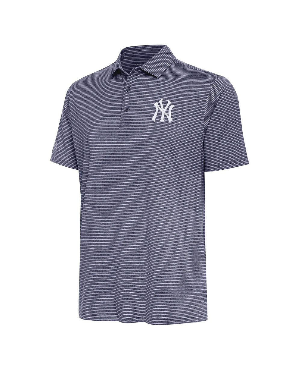 Мужская рубашка-поло Antigua Heather Navy New York Yankees Scheme