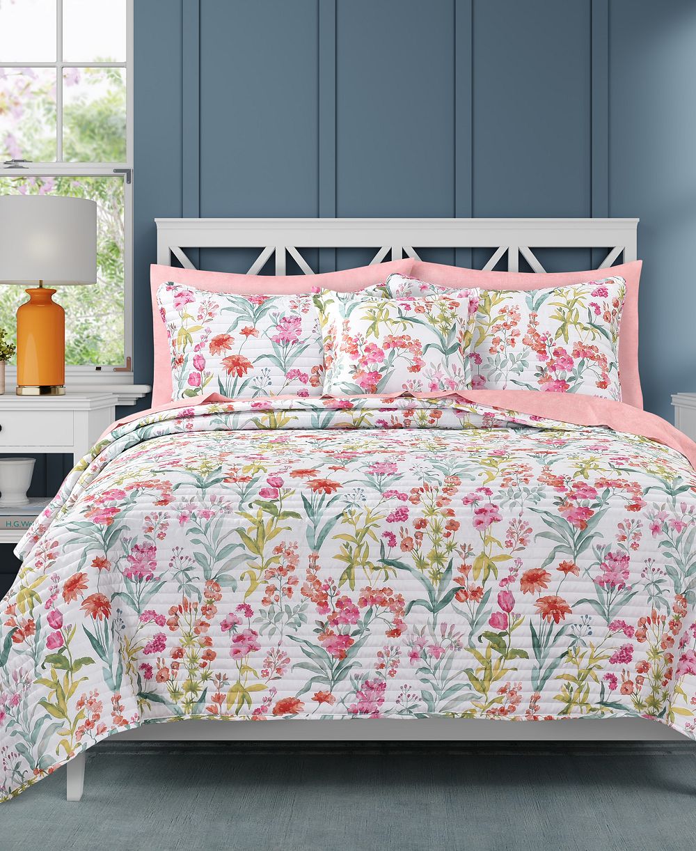 J. Queen Bold Tallulah 3-Pc. Quilt Set, King/California King