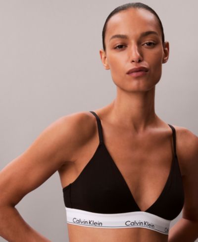 Бралетт Calvin Klein Women's Icon Cotton-Modal Lightly Lined Triangle QF8498