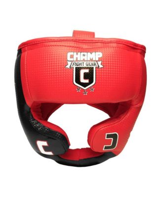 Защита головы для бокса The Champ Lightweight Adjustable Red/Black Small