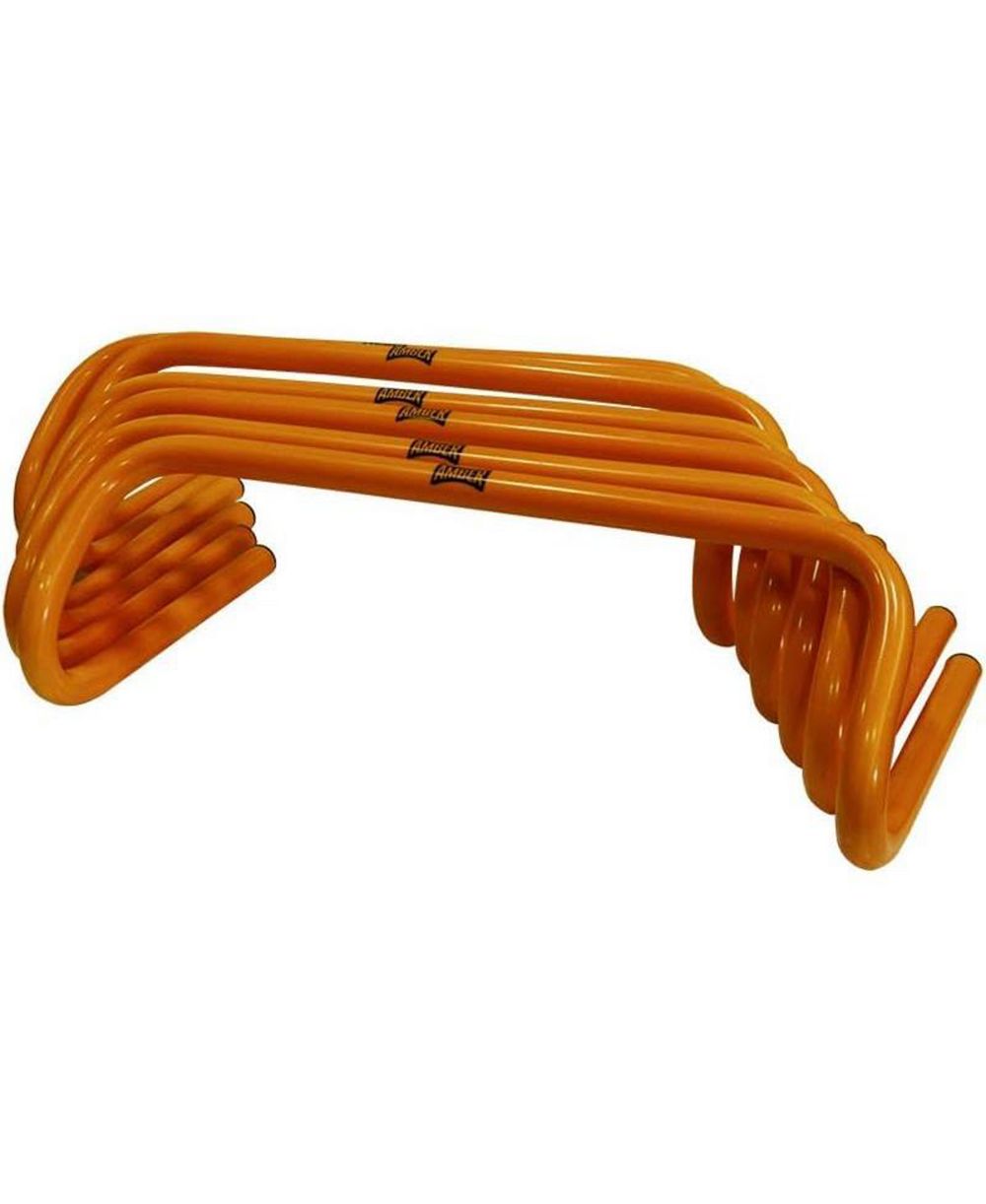 Multi-Sport Speed Training Hurdles Set of 6 Mini Hurdles for Agility & Coordination, Lightweight PVC Construction, Ideal for Football, Soccer, Baseball, Hockey, Track, Tennis, Lacrosse, 6 inch