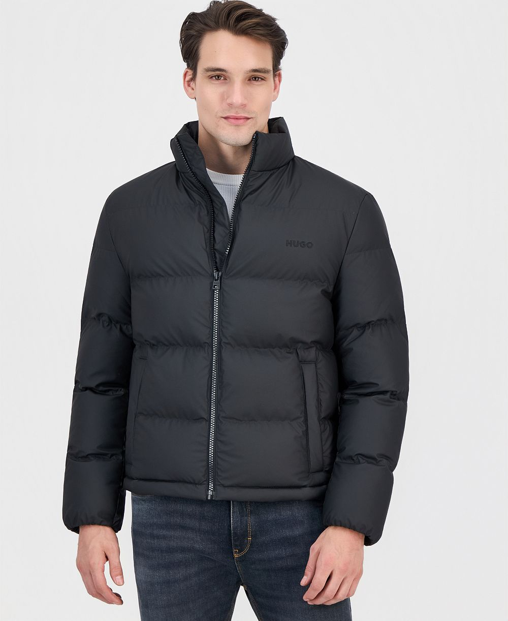 HUGO by Hugo Boss Men's Coated Puffer Jacket