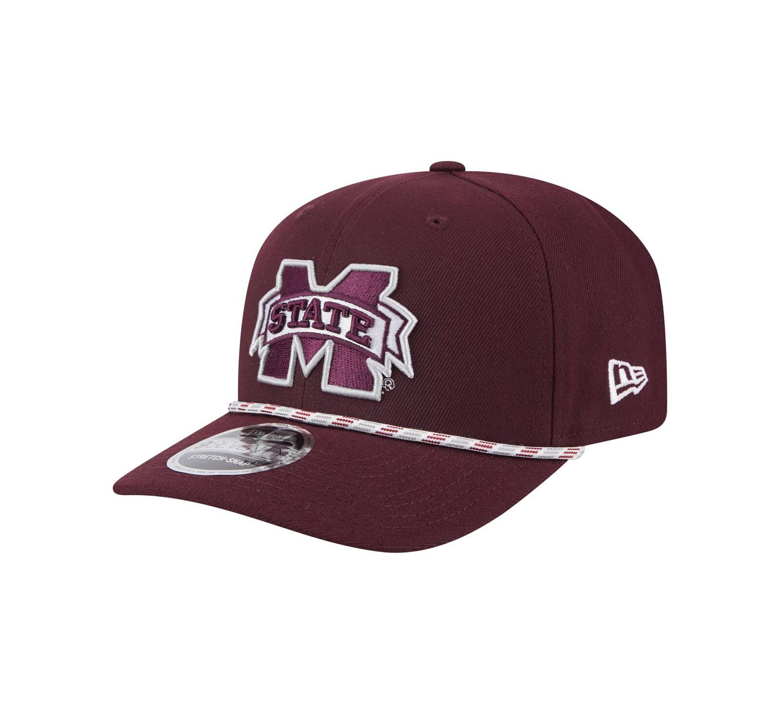 New Era Men's Maroon Mississippi State Bulldogs Game Day Multi-Rope 9SEVENTY Stretch-Snap Hat