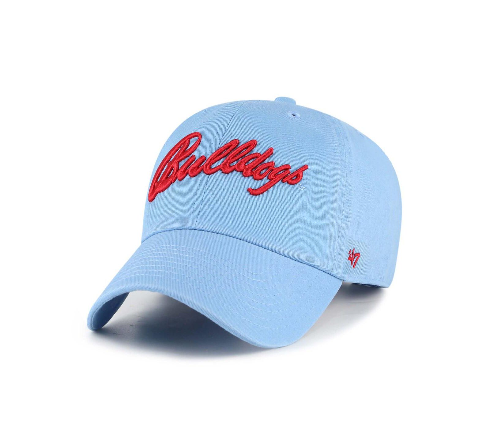 '47 Brand Men's Light Blue Fresno State Bulldogs Vault Clean Up Adjustable Hat