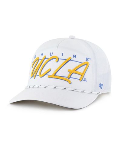 '47 Brand Men's White UCLA Bruins Condor Hitch Brrr Adjustable Hat