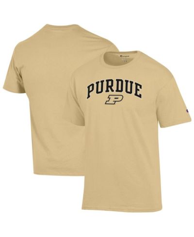 Champion Men's Gold Purdue Boilermakers Arch Over Logo T-Shirt