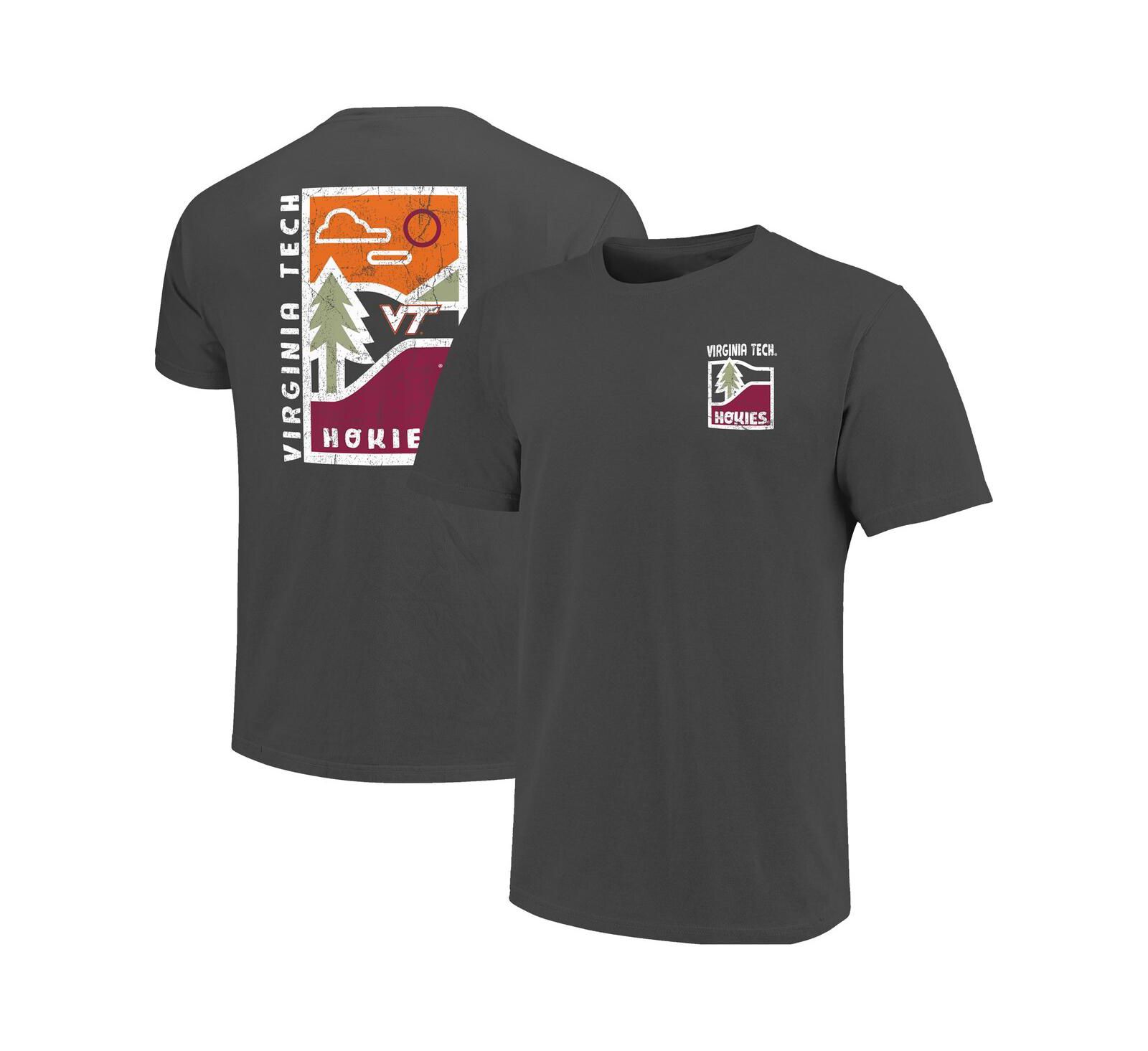 Мужская футболка Image One Virginia Tech Hokies с графикой Comfort Colors