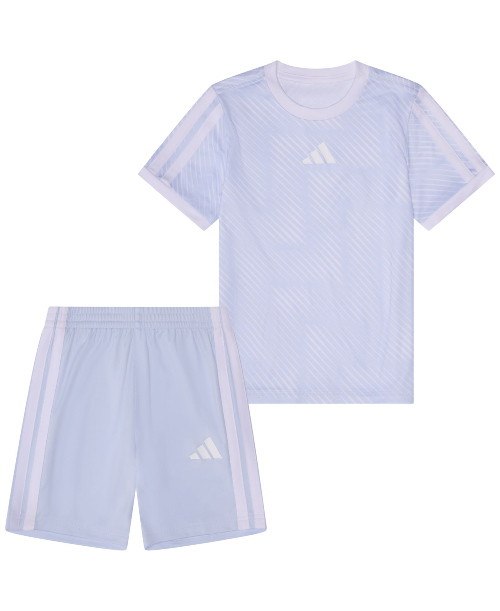 Комплект из 2 предметов adidas для малышей: футболка и шорты с принтом