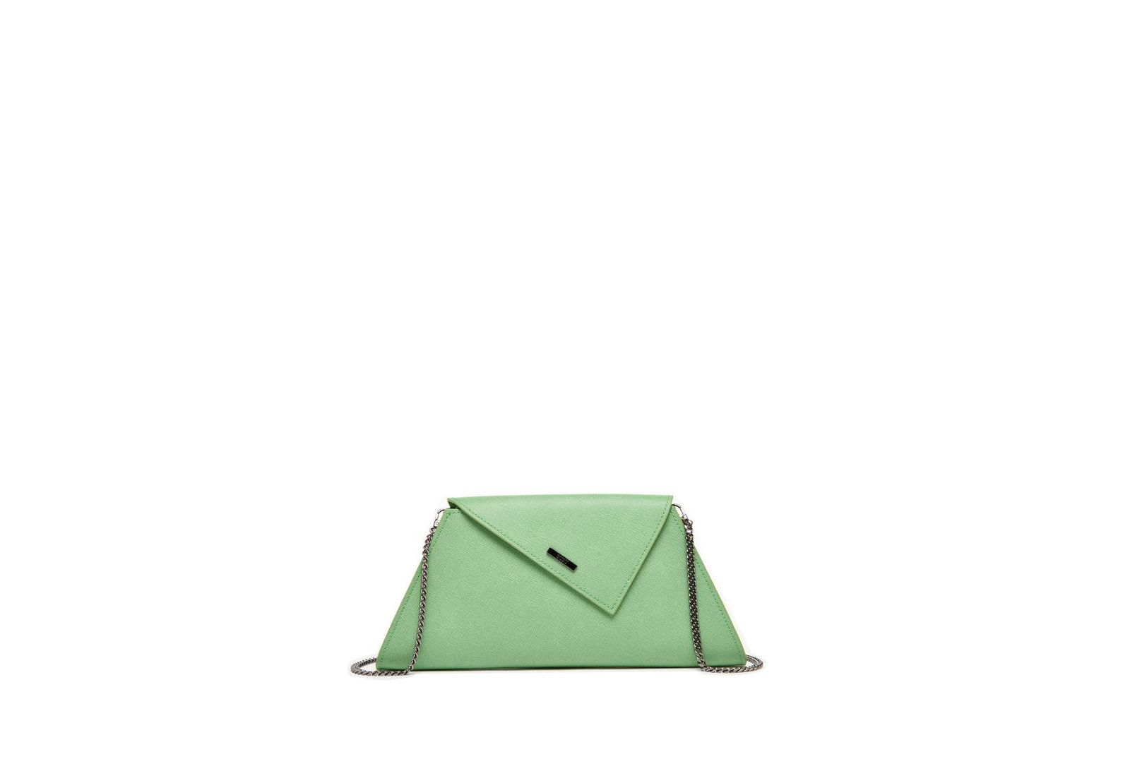 SUSU Leather Clutch Bag Summer Green Evening Purse Unique Women's Handbag