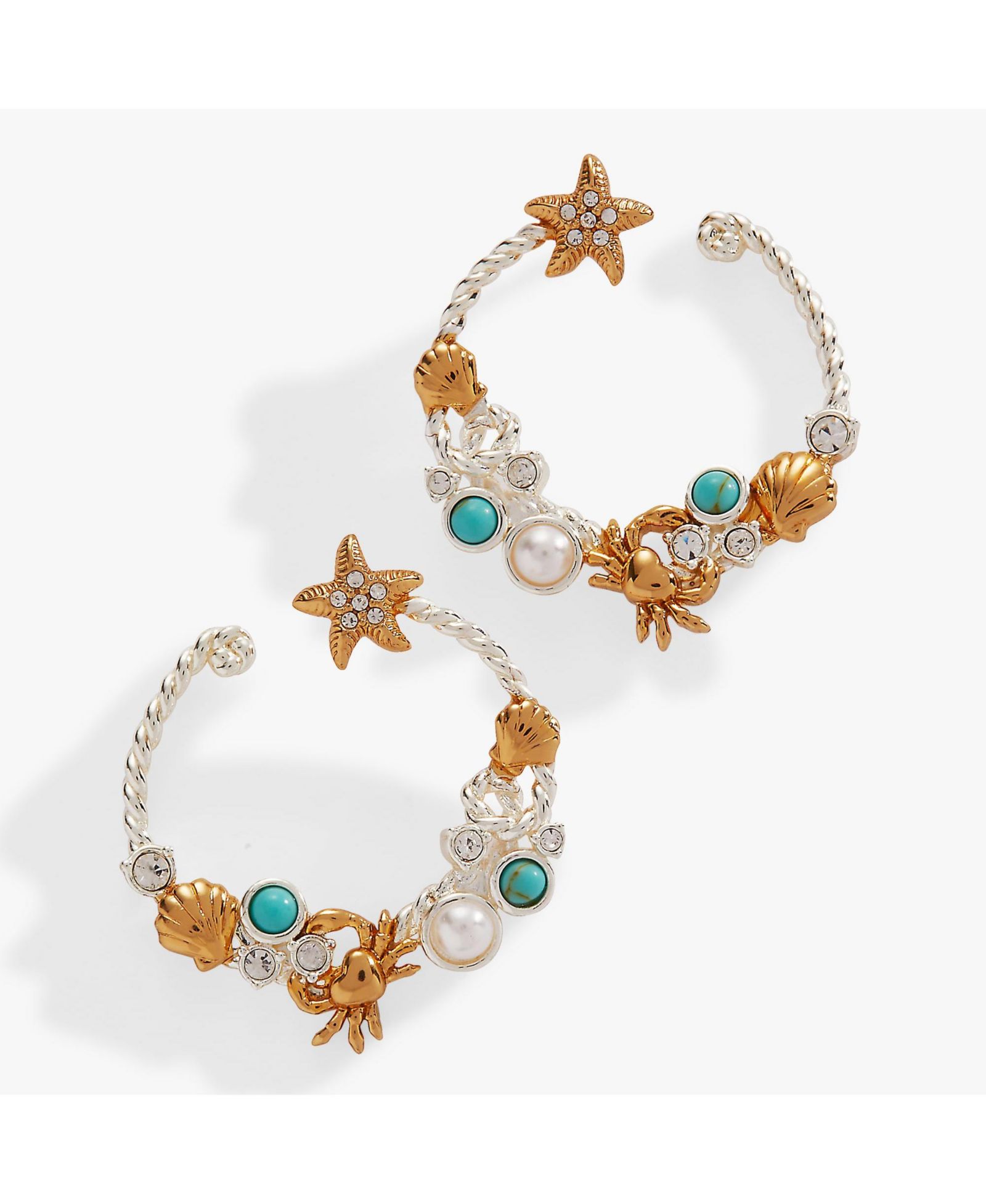 Alex and Ani Whimsical Seaside Rope Hoop серьги