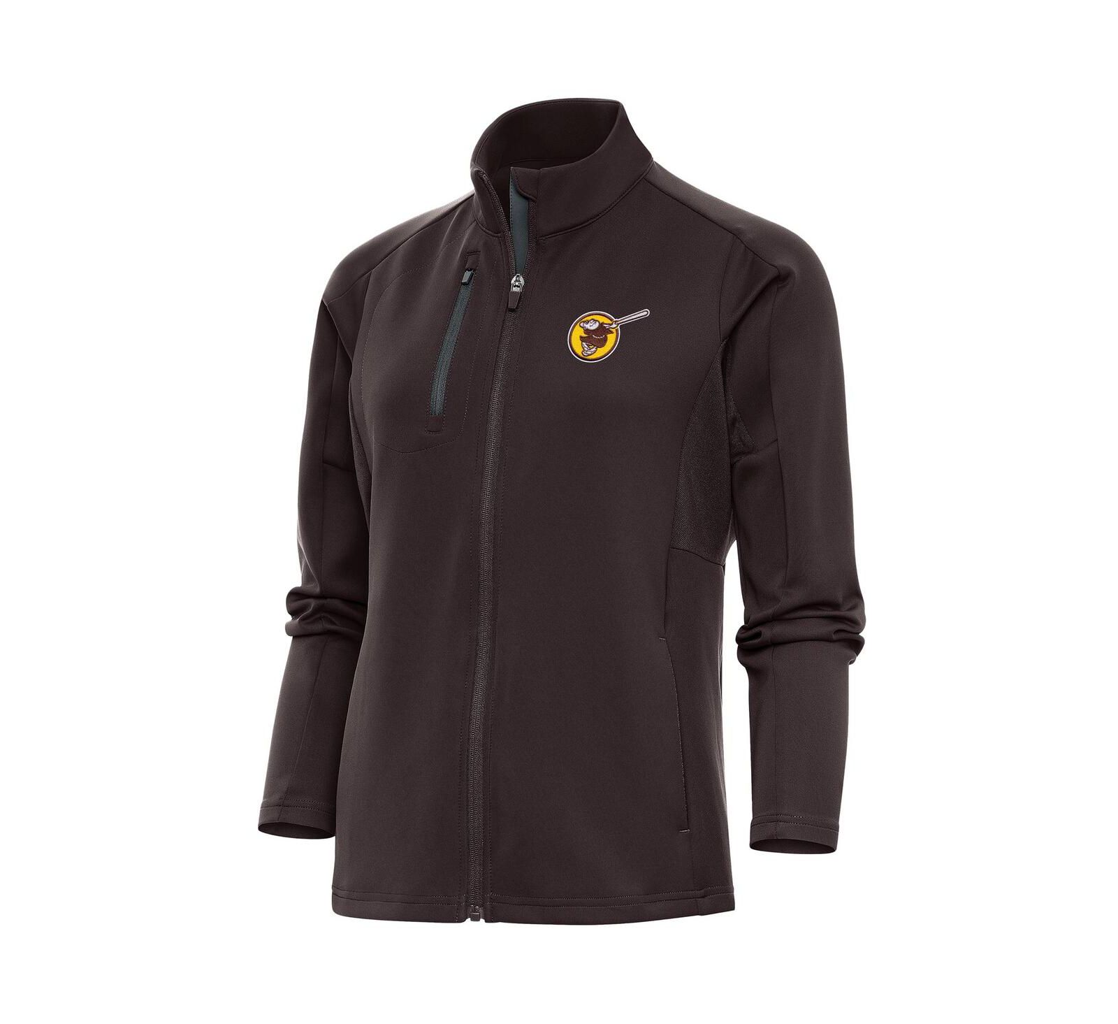Antigua Women's Brown San Diego Padres Cooperstown Logo Generation Full-Zip Jacket