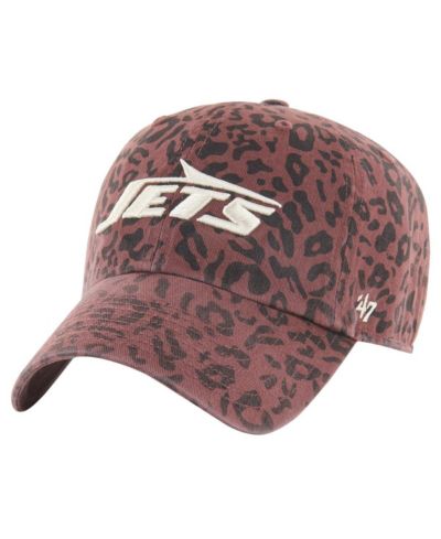'47 Brand Женская регулируемая кепка New York Jets, цвет Brown Tawny