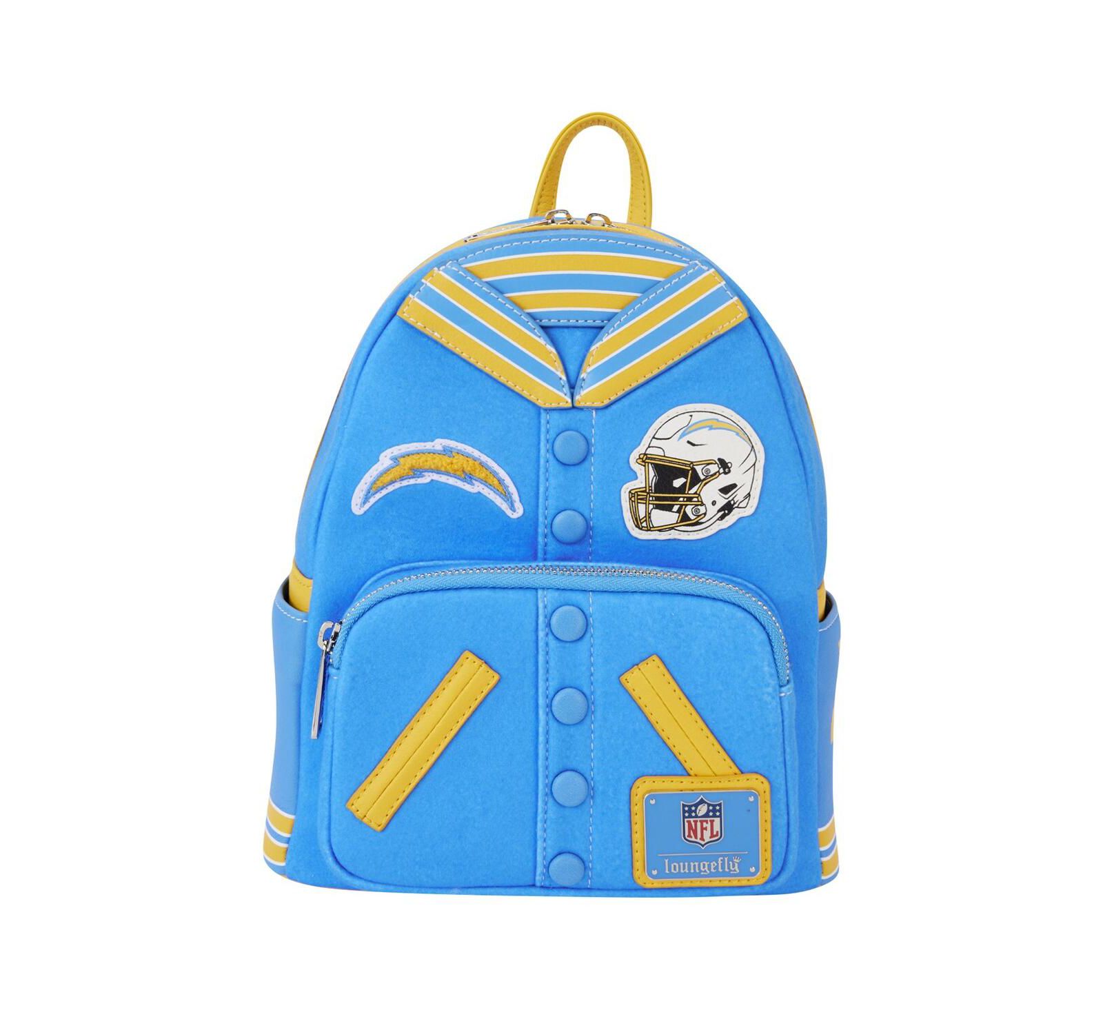 Loungefly Los Angeles Chargers Varsity Mini Backpack