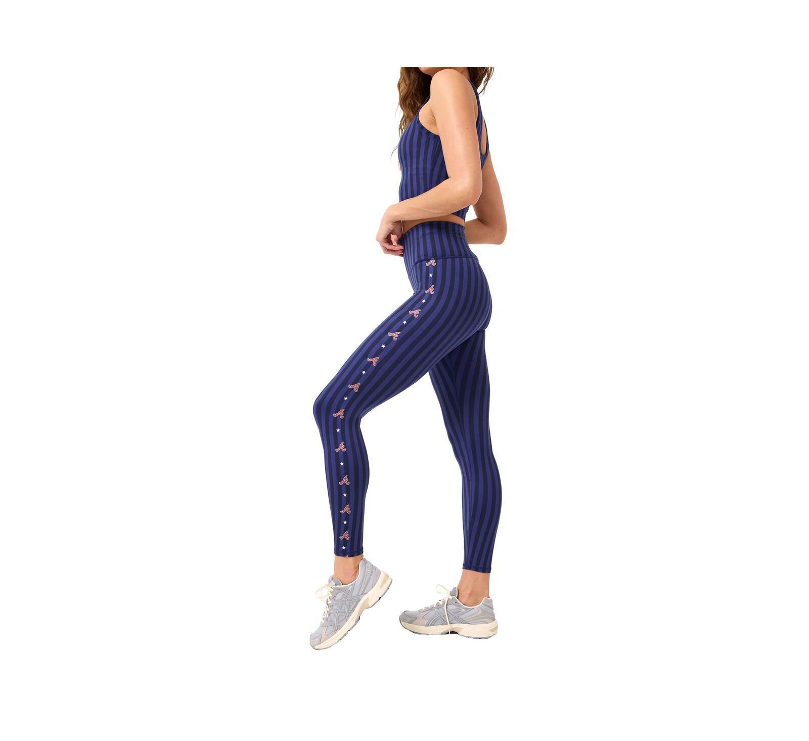 Terez Women's Navy Atlanta Braves TLC Printed Leggings