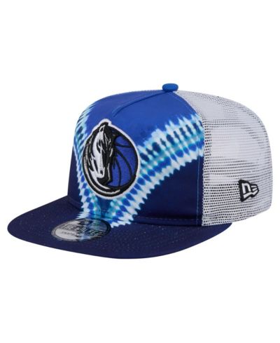 Мужская кепка New Era Dallas Mavericks Throwback Dye Golfer Snapback, темно-синяя