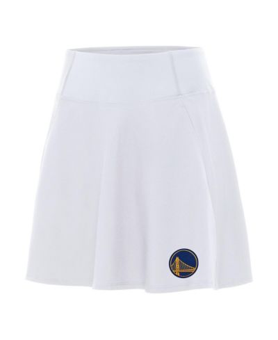 Женская юбка-шорты Antigua White Golden State Warriors Chip Skort