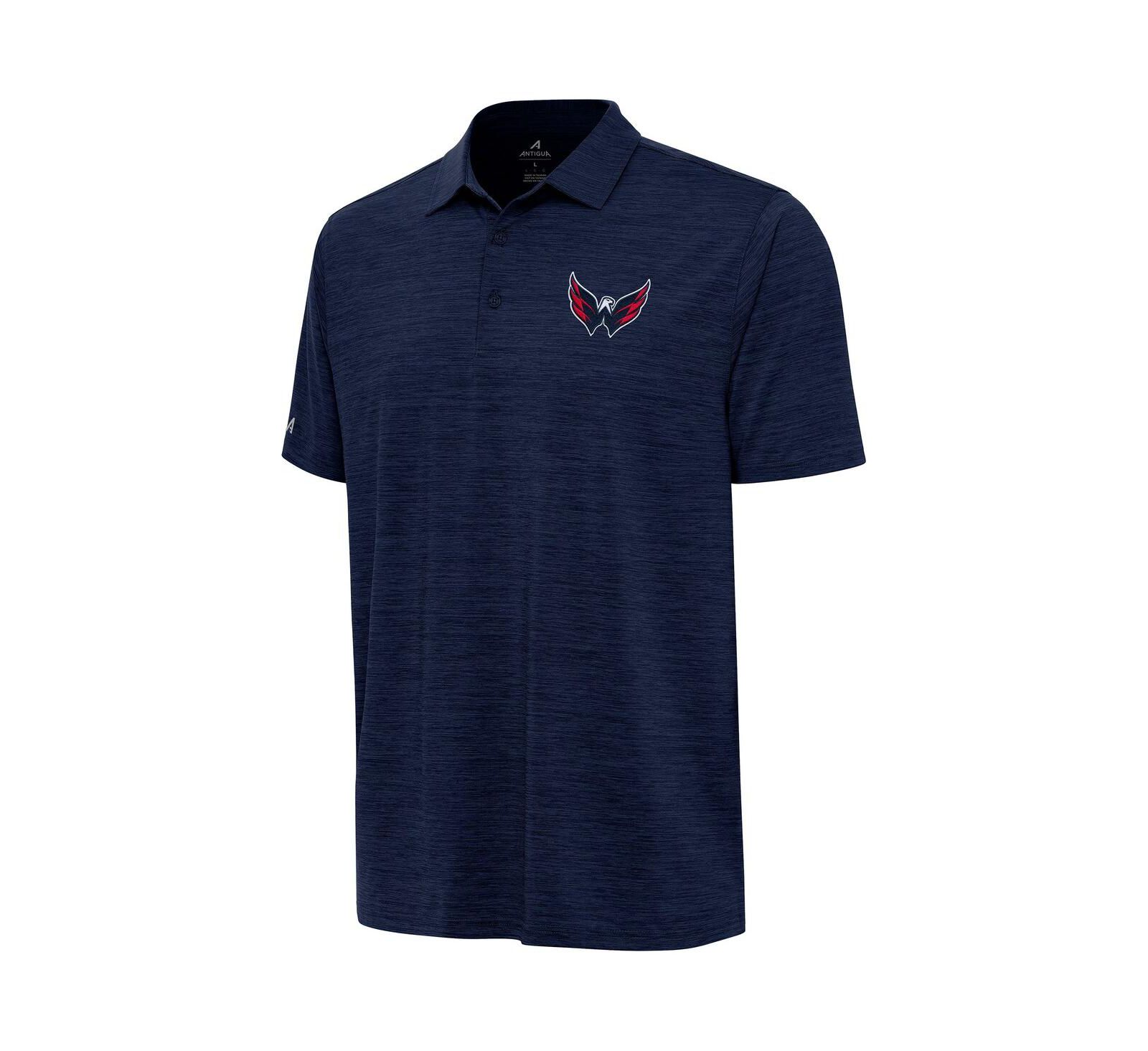 Мужская рубашка-поло Antigua Washington Capitals Layout, Heather Navy