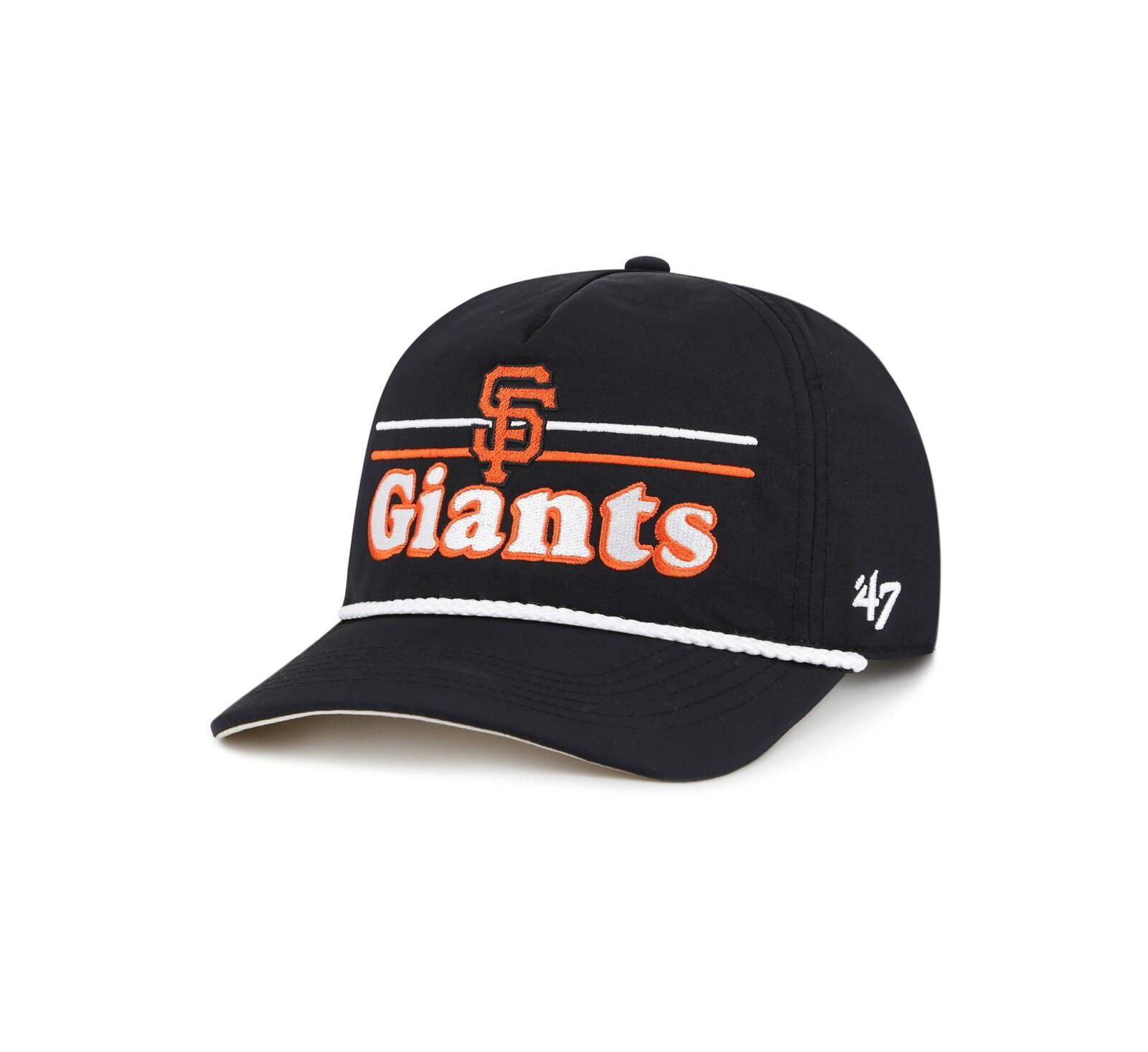 Мужская бейсболка '47 Brand Black San Francisco Giants Campscape Hitch Adjustable