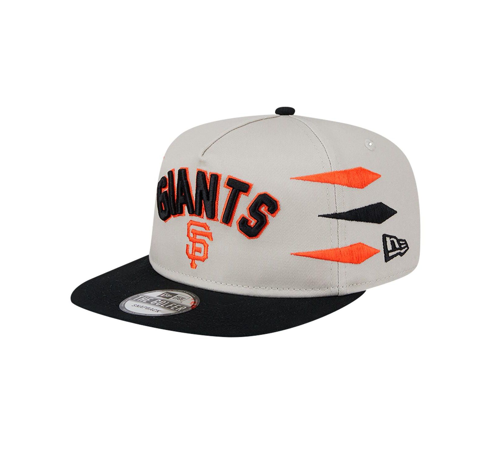 New Era Мужская кепка snapback San Francisco Giants Iron Golfer, кремовая