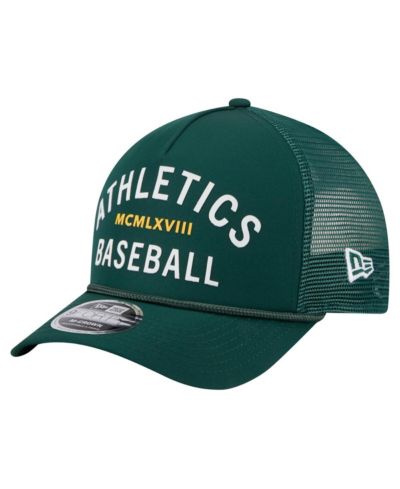 Кепка New Era Men's Green Athletics Minimalist 9FORTY A-Frame