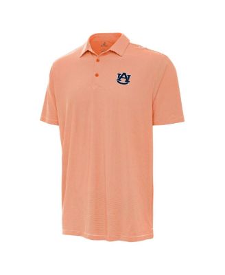 Мужская рубашка Antigua Orange Auburn Tigers Twine Polo Shirt