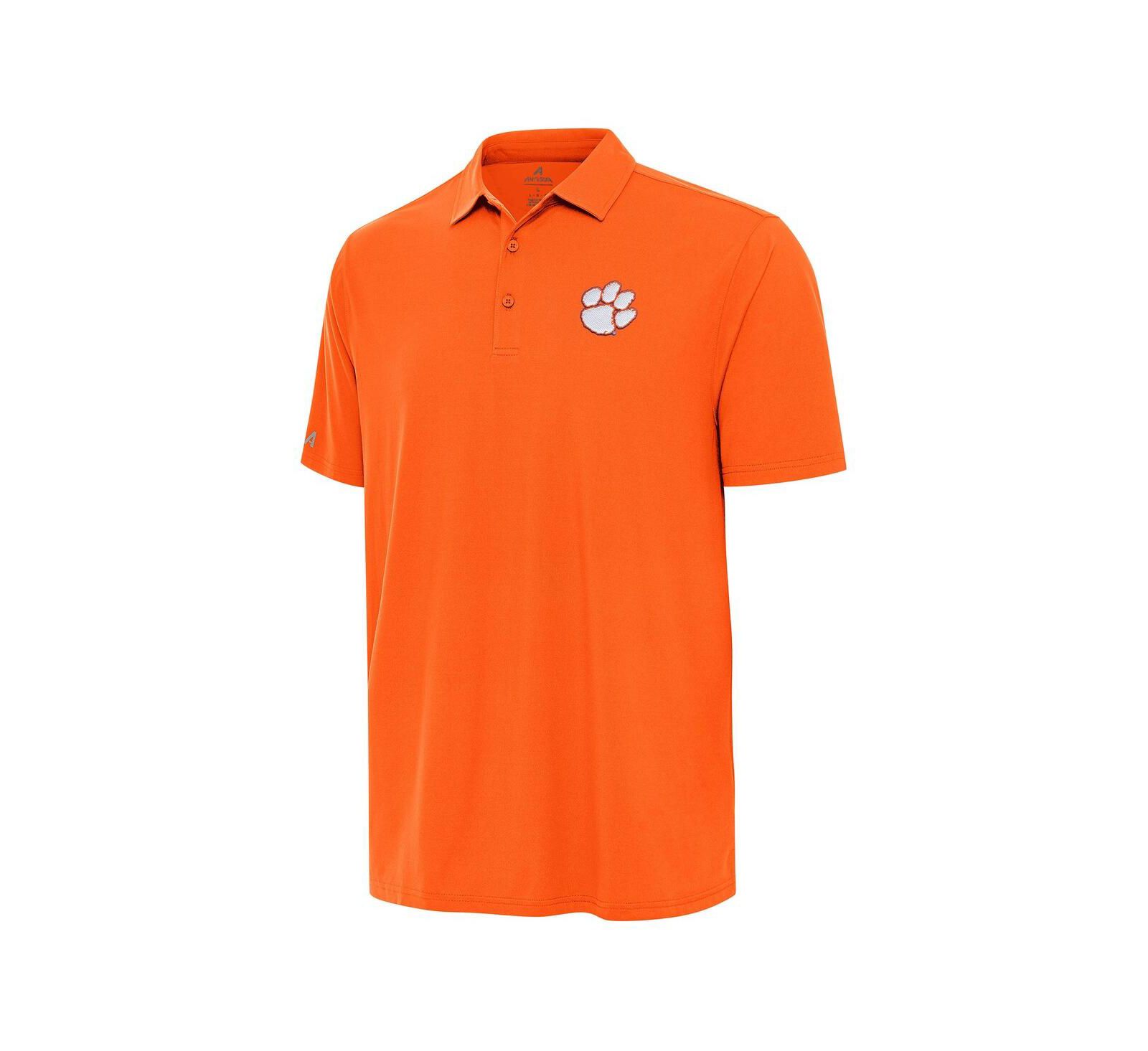Antigua Мужская рубашка-поло Clemson Tigers Era, оранжевая
