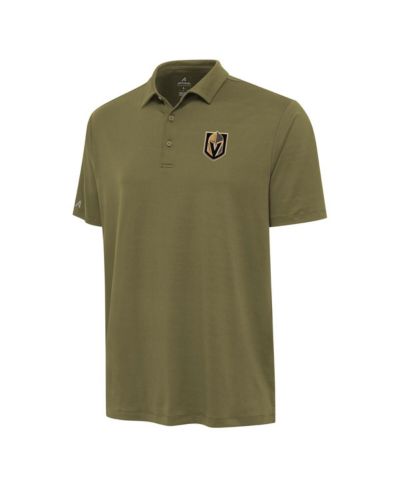 Antigua Men's Olive Vegas Golden Knights Reprocess Polo Shirt