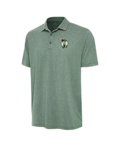 Antigua Men's Hunter Green Boston Celtics Scheme Polo Shirt