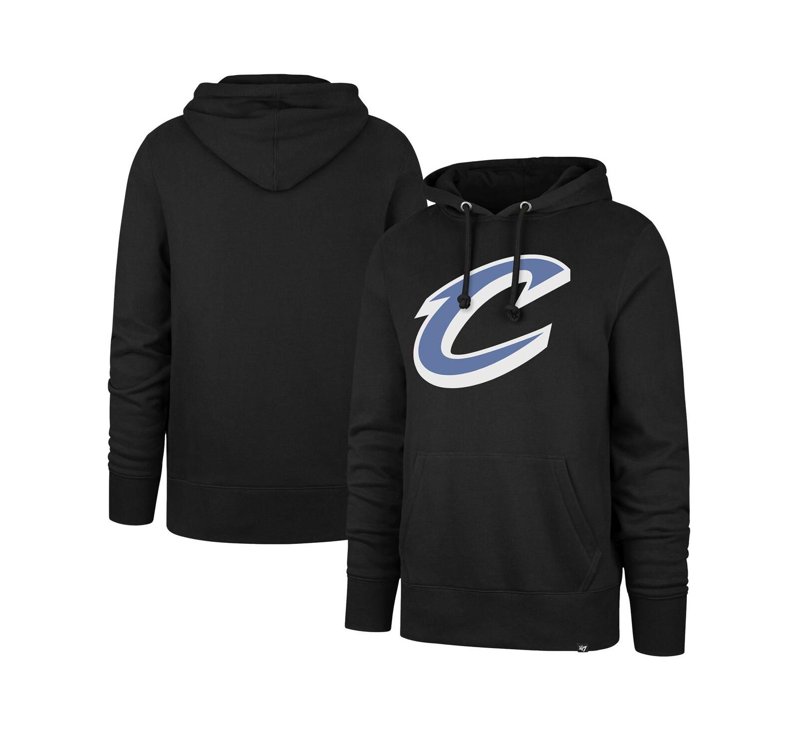 '47 Brand Men's Black Cleveland Cavaliers Headline Pullover Hoodie