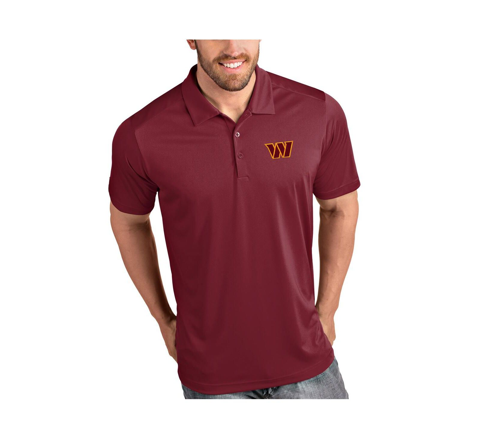 Antigua Men's Burgundy Washington Commanders Tribute Polo Shirt
