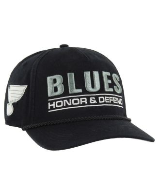 Мужская регулируемая кепка '47 Brand Black St. Louis Blues OHT Military Appreciation Homeland Honor and Defend Hitch