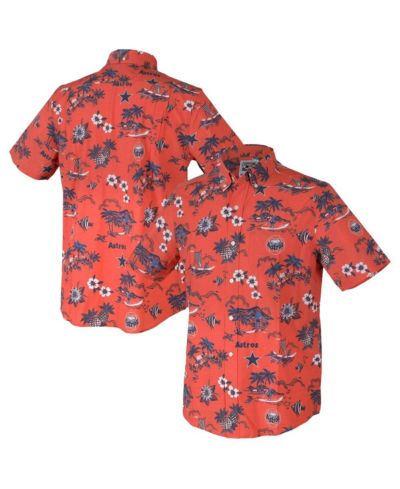 Мужская рубашка Reyn Spooner Orange Houston Astros Kekai Button-Down