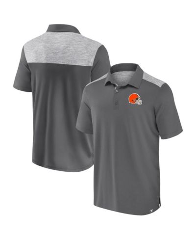 Fanatics мужская рубашка-поло Fanatics Men's Gray Cleveland Browns Long Shot