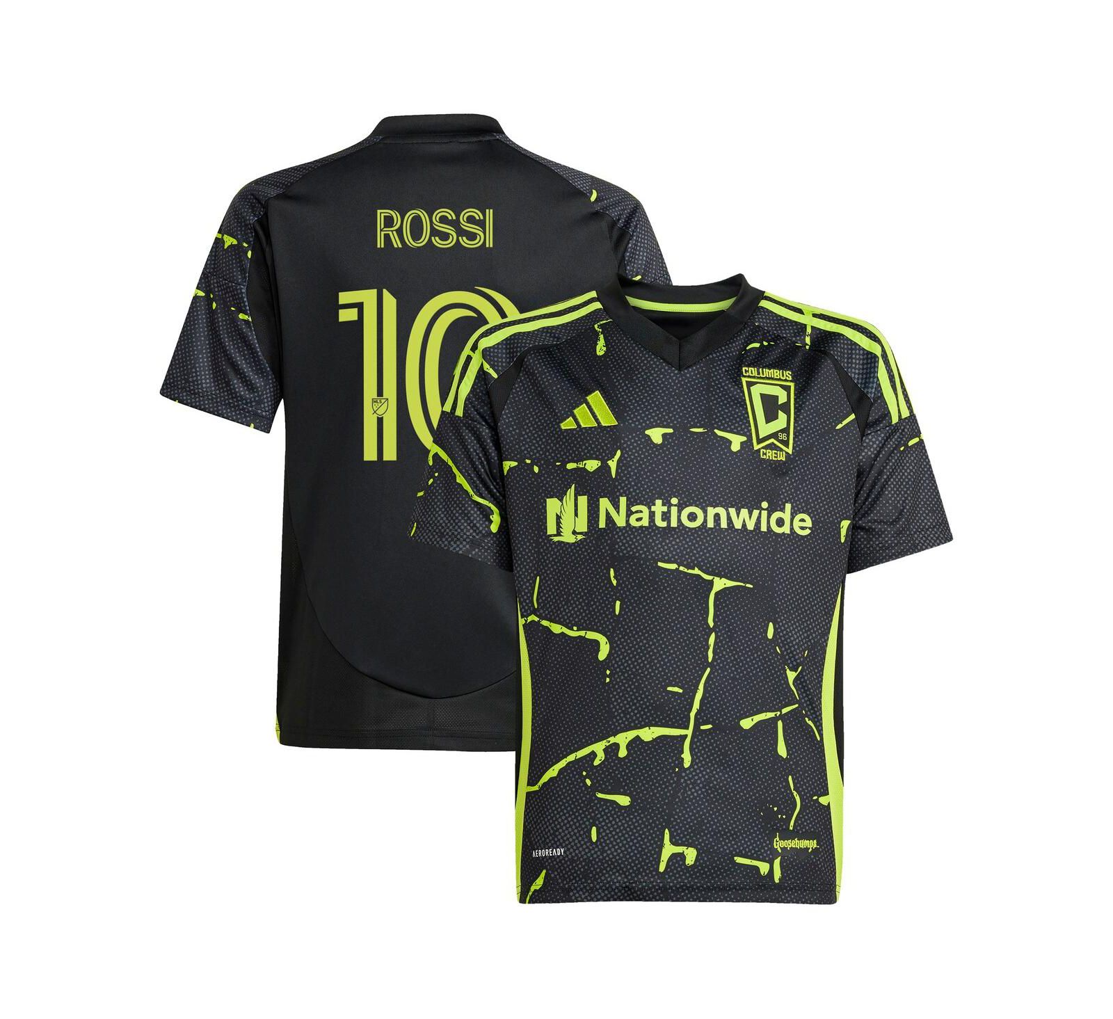adidas Реплика джерси Diego Rossi Columbus Crew 2025 The Goosebumps для мальчиков и девочек