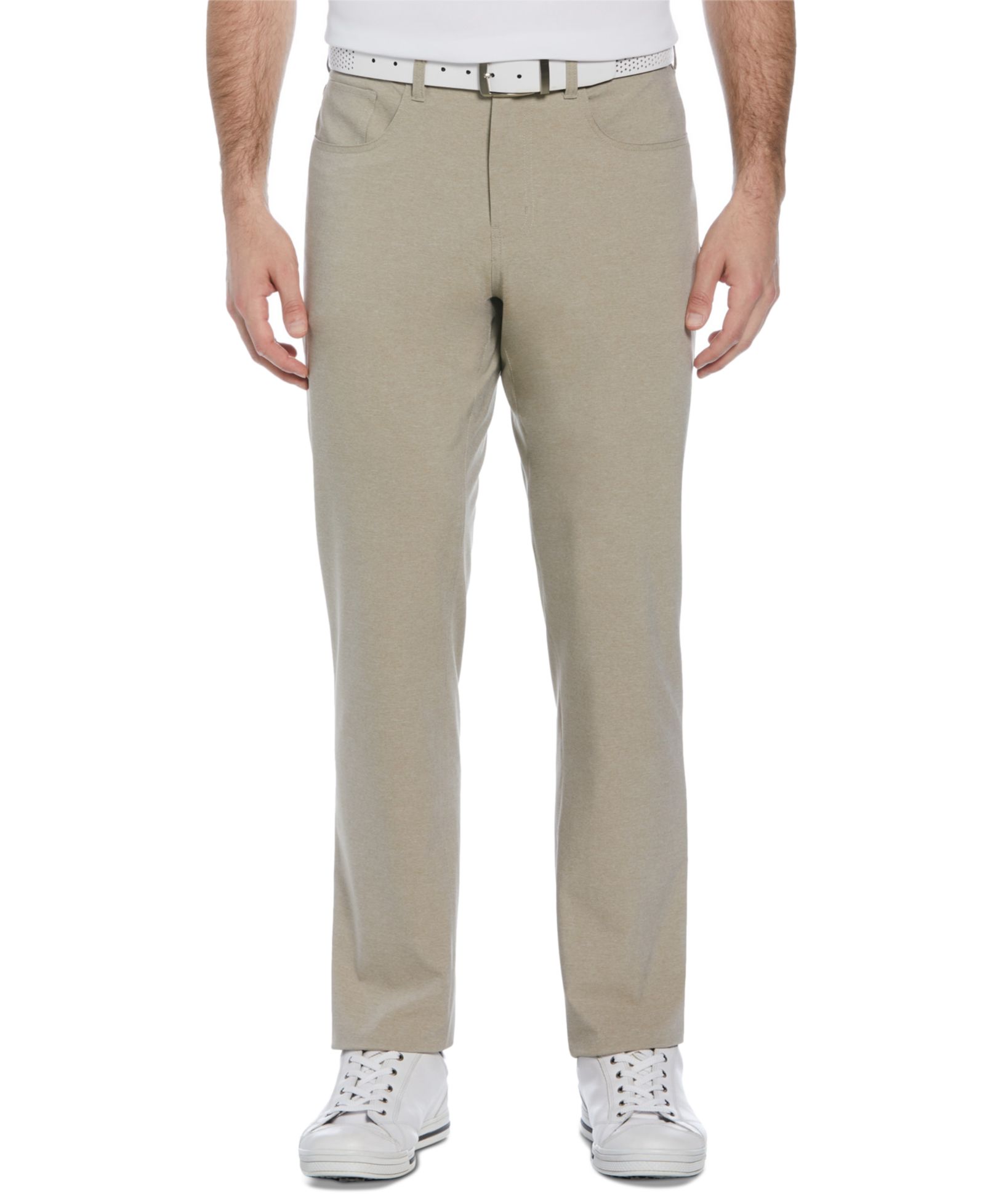 PGA TOUR Men's Heathered Five-Pocket Pants
