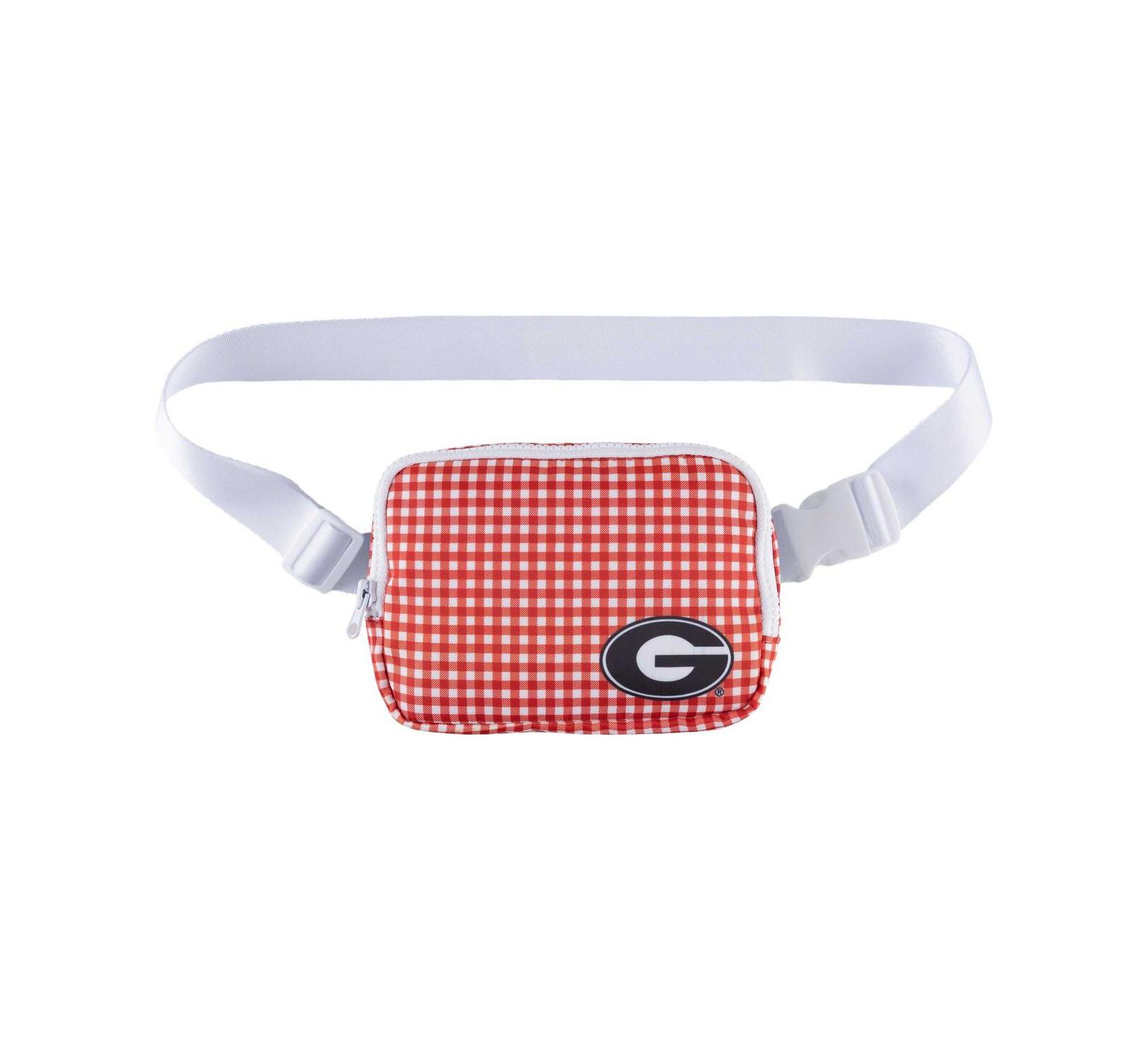 Поясная сумка ZooZatz Georgia Bulldogs Gingham
