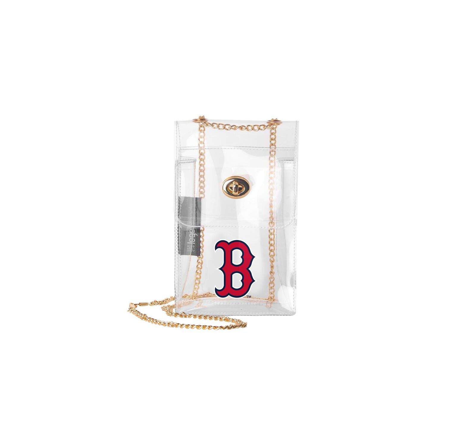 Кросс-боди сумка Logo Brands Boston Red Sox Clear Essential